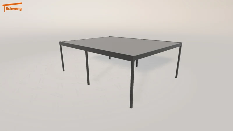#DE Schweng Flachdachcarport C600+ (ID g7vq34)