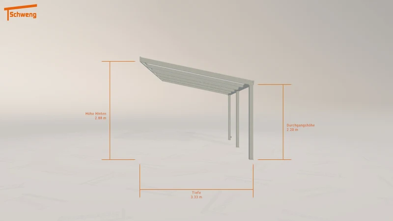 #DE Schweng Terrassenüberdachung S350 (ID n59jdj)