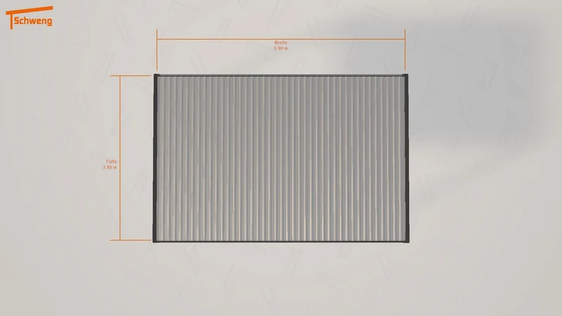 #AT Schweng Flachdachcarport C600 (ID 85zm9r)