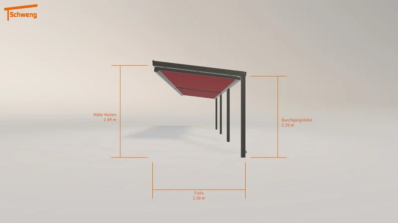 #DE Schweng Terrassenüberdachung S350 (ID x74gxj)