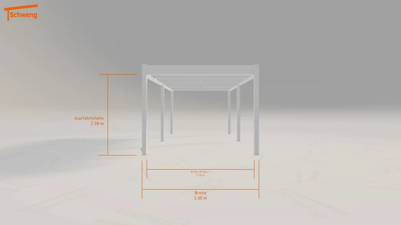 #AT Schweng Flachdachcarport C600 (ID 85zgdj) #MTG