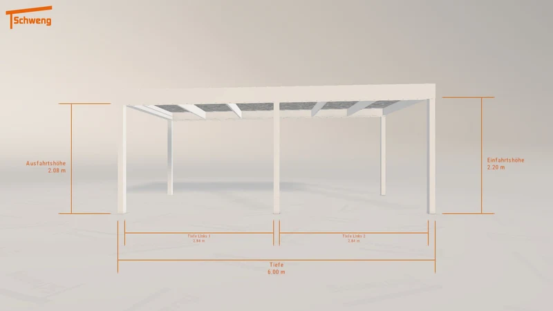 #AT Schweng Flachdachcarport C600 (ID 85zgdj) #MTG