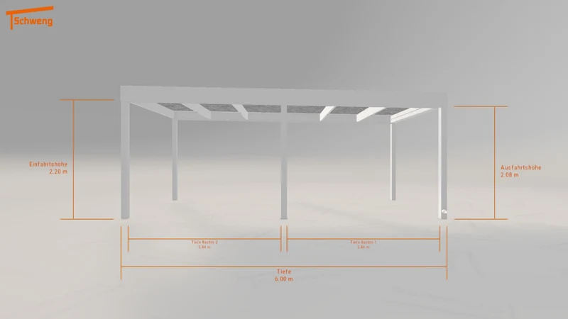 #AT Schweng Flachdachcarport C600 (ID 85zgdj) #MTG