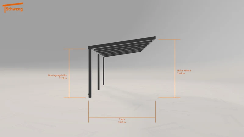 #DE Schweng Terrassenüberdachung S400 (ID 9w49y8)
