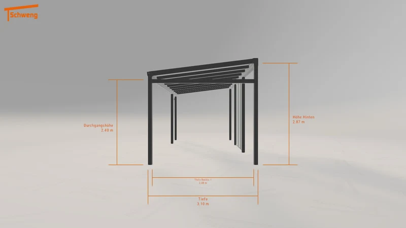 #DE Schweng Terrassenüberdachung S350 (ID k2dpvm)