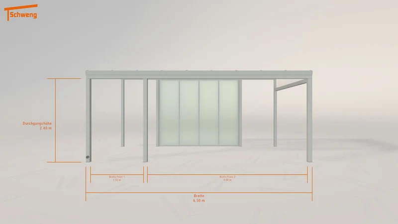 #DE Schweng Pultdachcarport S350 (ID mjknkz)