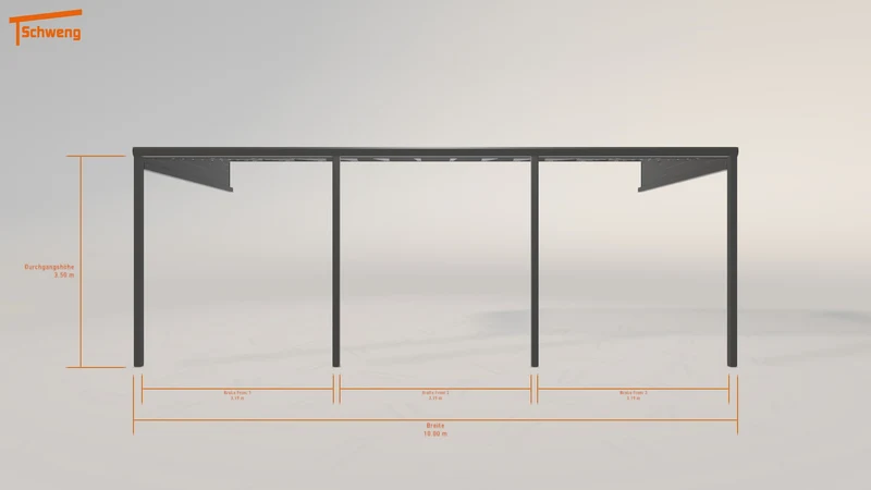 #DE Schweng Pultdachcarport S400 (ID w3m8mg)