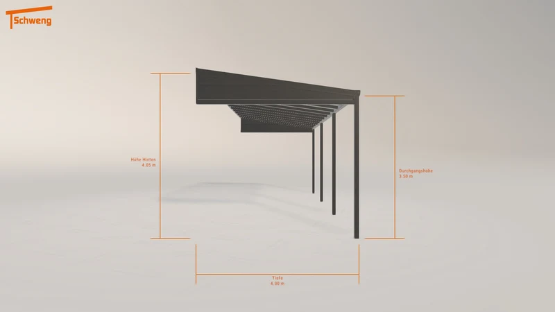 #DE Schweng Pultdachcarport S400 (ID w3m8mg)