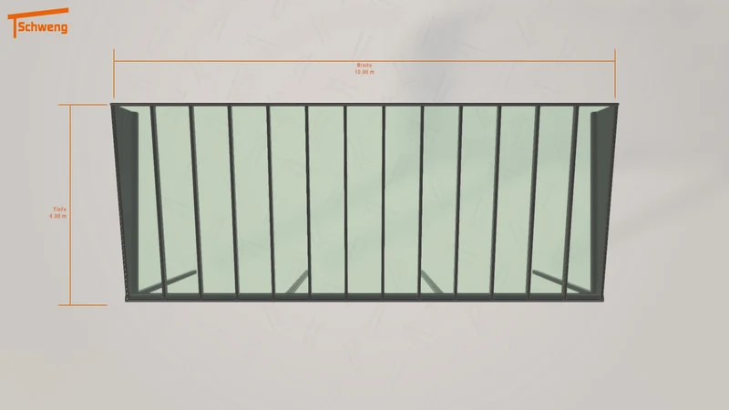#DE Schweng Pultdachcarport S400 (ID w3m8mg)