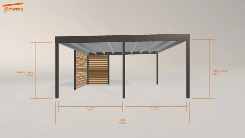 #DE Schweng Flachdachcarport C600 (ID jjmbmb) #MTG