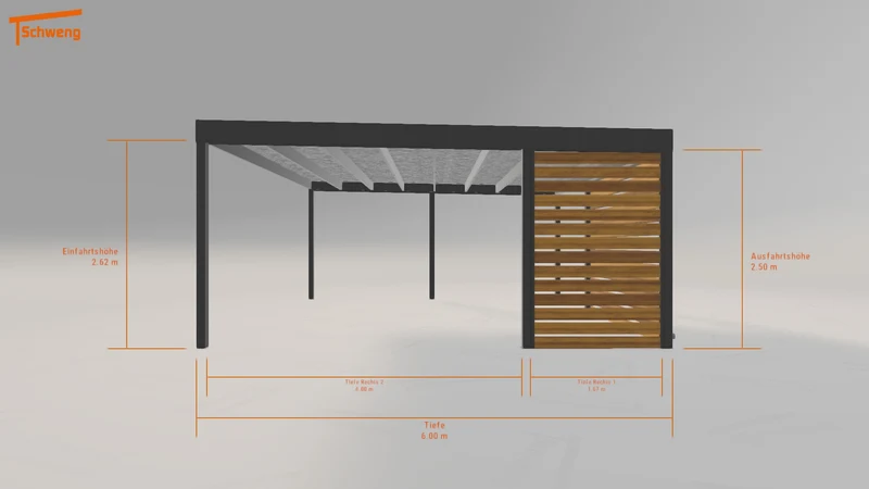 #DE Schweng Flachdachcarport C600 (ID jjmbmb) #MTG