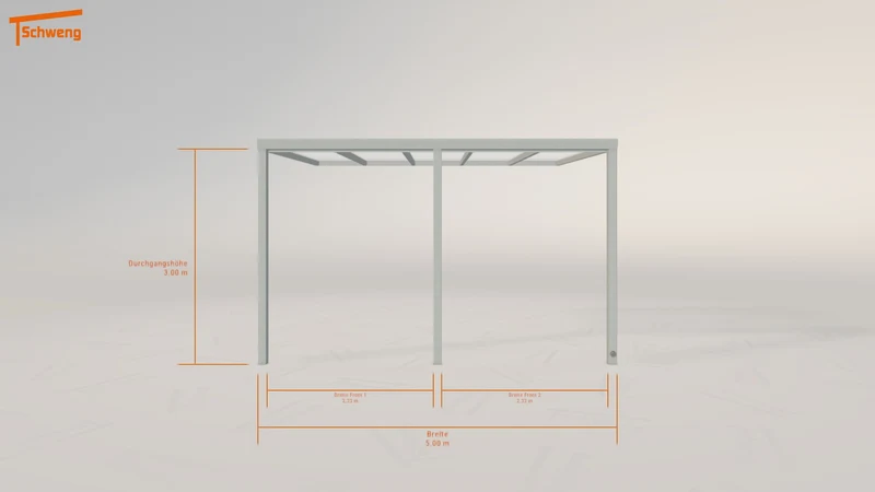 #DE Schweng Terrassenüberdachung S400 (ID w3m8mj)