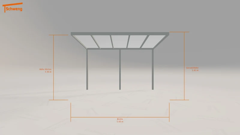 #DE Schweng Terrassenüberdachung S400 (ID w3m8mj)