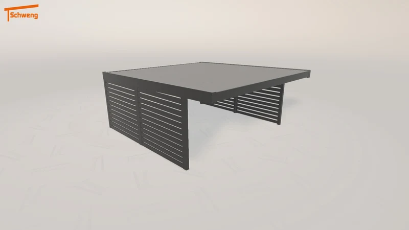 #DE Schweng Flachdachcarport C600+ (ID qd9g37) #MTG