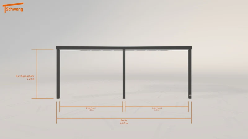 #DE Schweng Terrassenüberdachung S400 (ID n5v235)