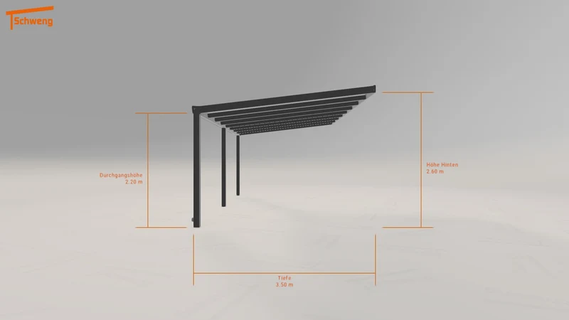 #DE Schweng Terrassenüberdachung S400 (ID n5v235)