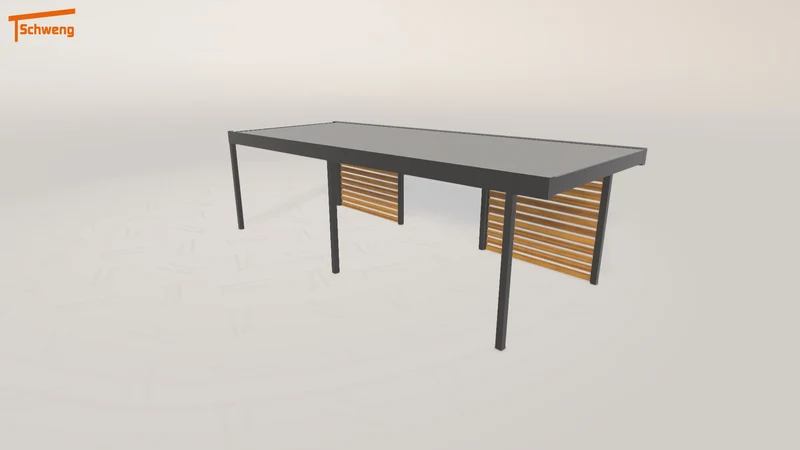 #DE Schweng Flachdachcarport C600 (ID mjvdq8) #MTG