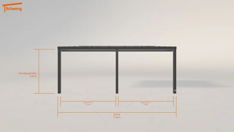 #DE Schweng Terrassenüberdachung S350 (ID 33y4ky)