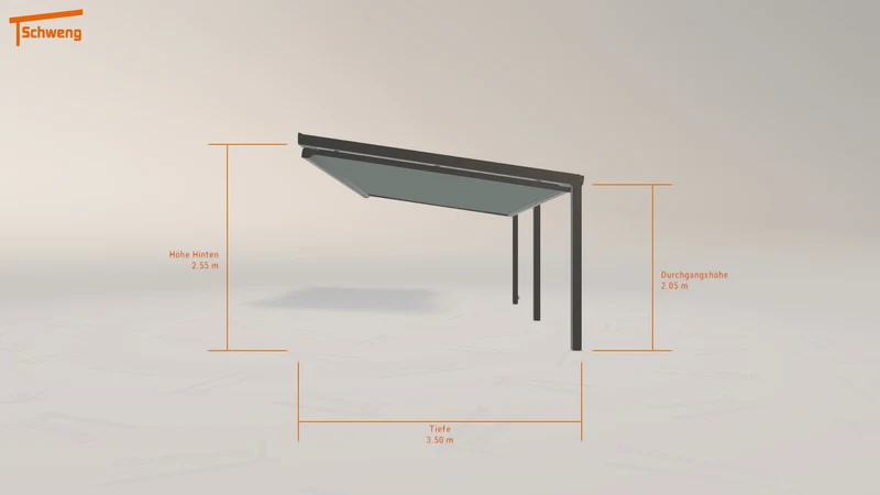 #DE Schweng Terrassenüberdachung S350 (ID 33y4ky)