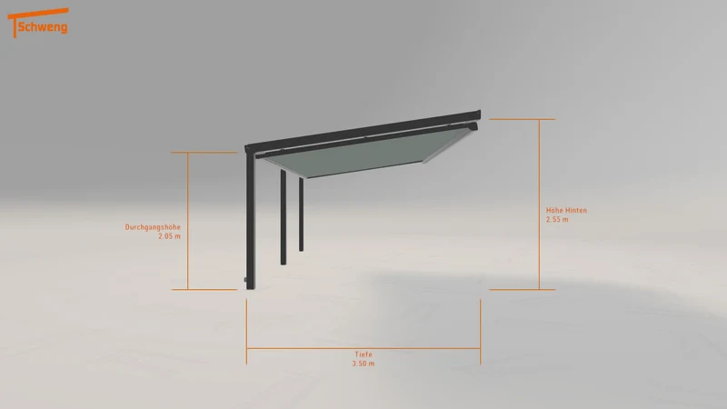 #DE Schweng Terrassenüberdachung S350 (ID 33y4ky)