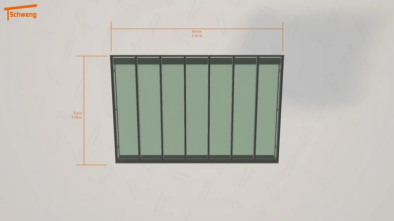 #DE Schweng Terrassenüberdachung S350 (ID 33y4ky)