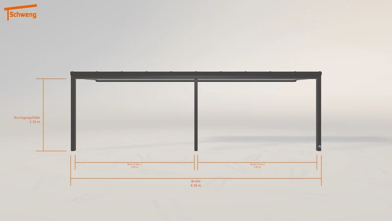 #DE Schweng Terrassenüberdachung S350 (ID 9w4kxy)