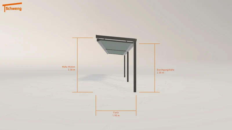 #DE Schweng Terrassenüberdachung S350 (ID 9w4kxy)