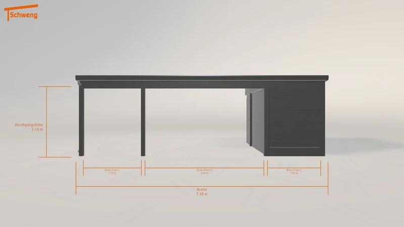#DE Schweng Pultdachcarport S400 (ID 2q4y59) #MTG