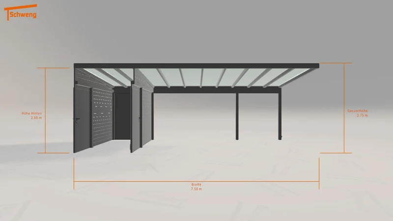 #DE Schweng Pultdachcarport S400 (ID 2q4y59) #MTG