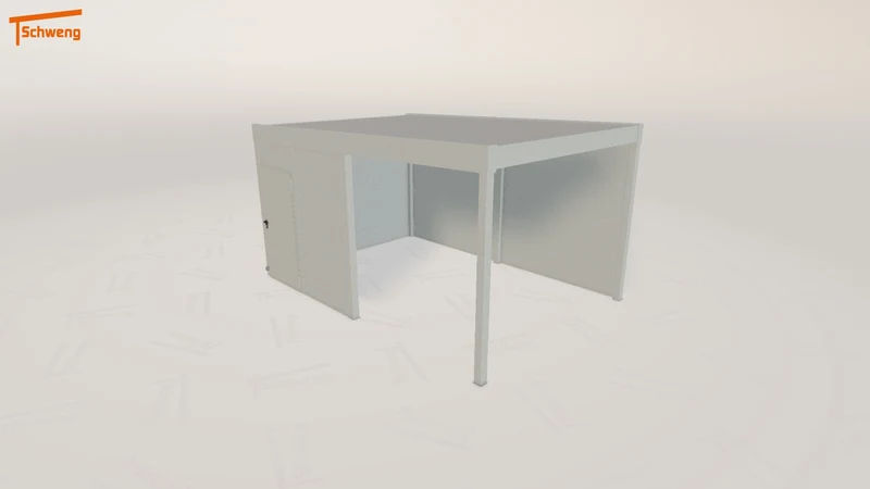 #DE Schweng Flachdachcarport C600 (ID g7vmy4) #MTG