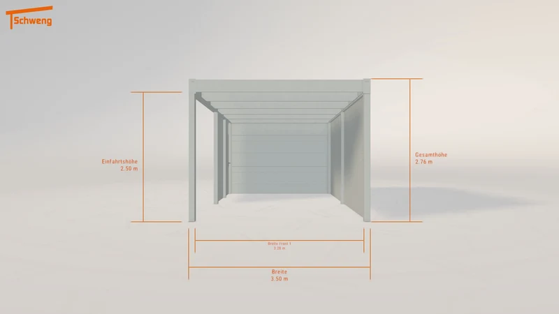 #DE Schweng Flachdachcarport C600 (ID g7vmy4) #MTG