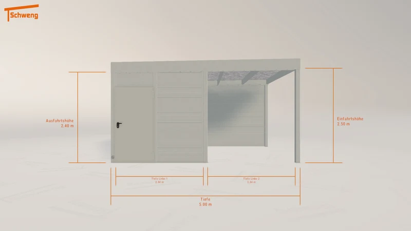 #DE Schweng Flachdachcarport C600 (ID g7vmy4) #MTG