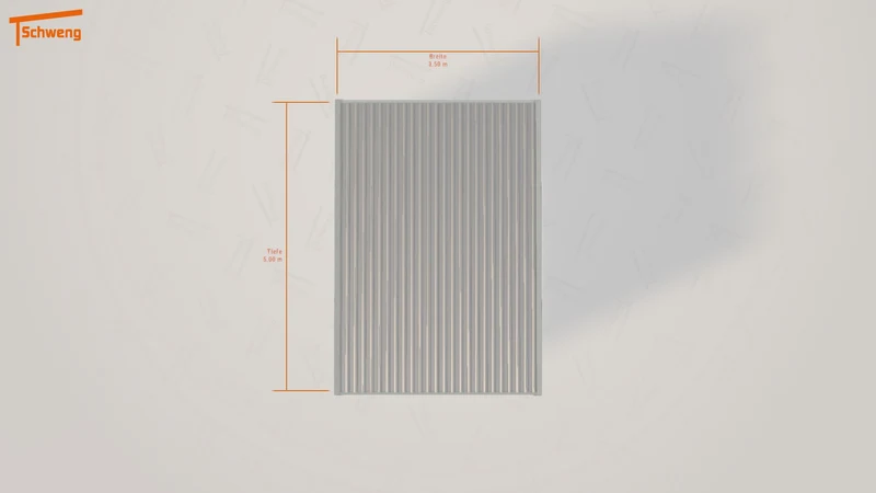 #DE Schweng Flachdachcarport C600 (ID g7vmy4) #MTG