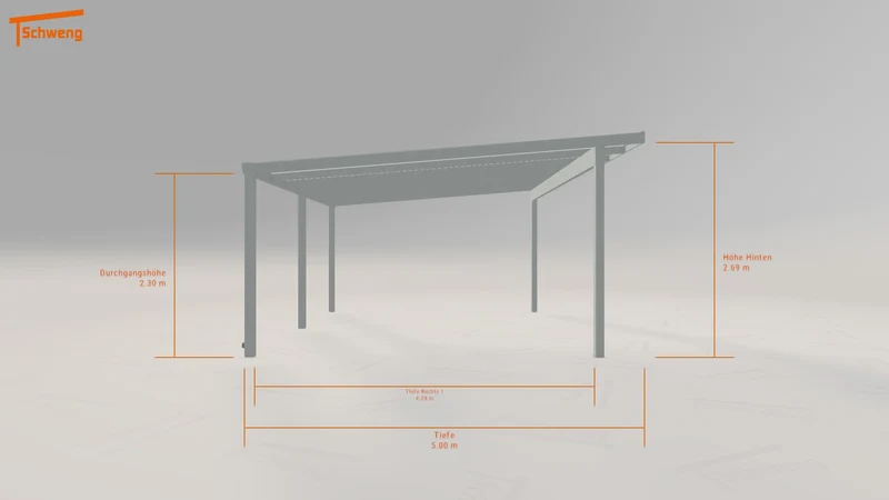 #DE Schweng Pultdachcarport S400 (ID 773vyq)