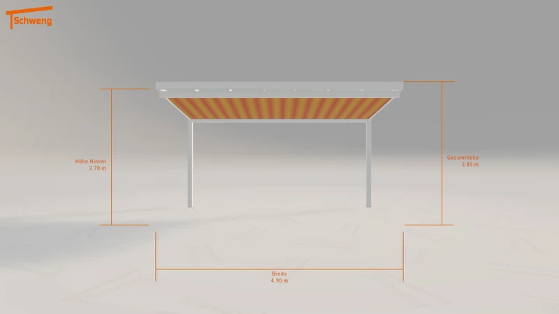 #DE Schweng Terrassenüberdachung S350 (ID n59r5j)