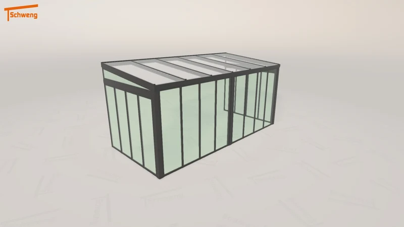 #DE Schweng Terrassenüberdachung S350 (ID k2dx9q)