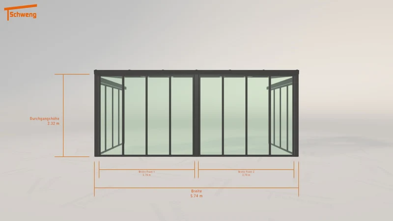 #DE Schweng Terrassenüberdachung S350 (ID k2dx9q)