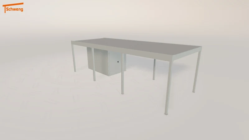 #DE Schweng Flachdachcarport C600+ (ID bkrw9b) #MTG