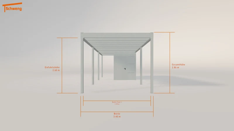 #DE Schweng Flachdachcarport C600+ (ID bkrw9b) #MTG