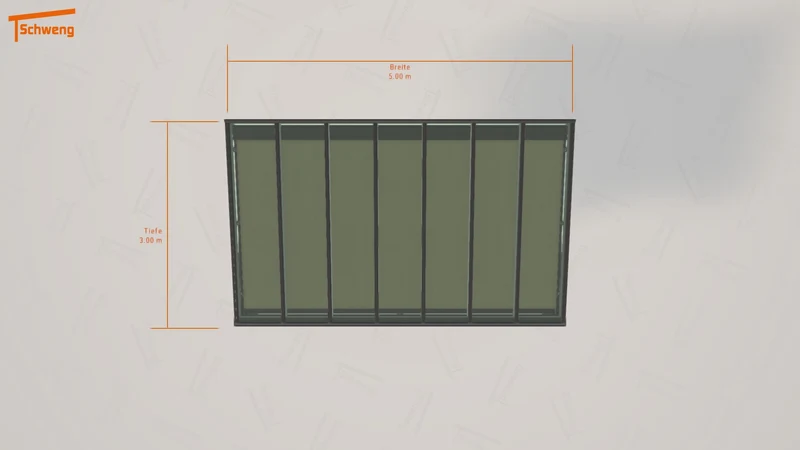 #DE Schweng Terrassenüberdachung S400 (ID 7738wz)