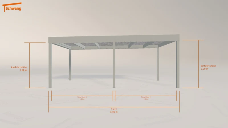 #DE Schweng Flachdachcarport C600 (ID mjkzpr) #MTG