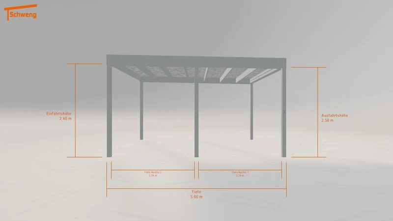 #AT Schweng Flachdachcarport C600 (ID w3mw2r)