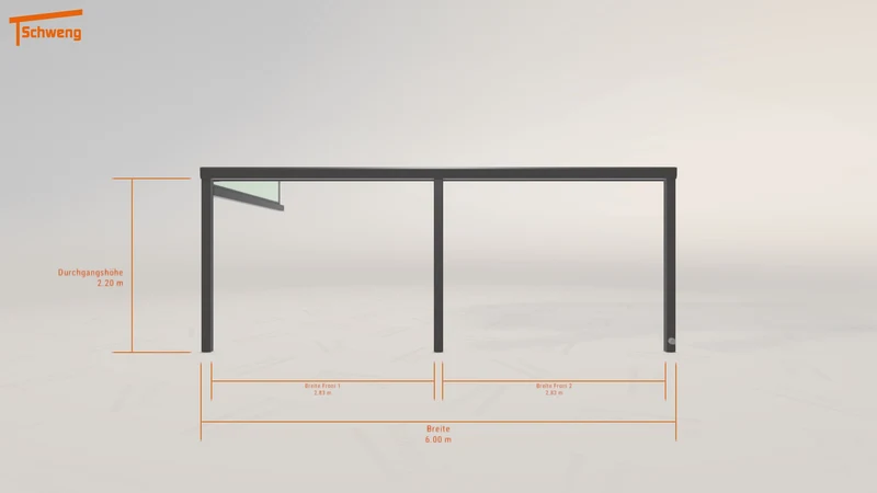 #DE Schweng Terrassenüberdachung S400 (ID 42qw5z)