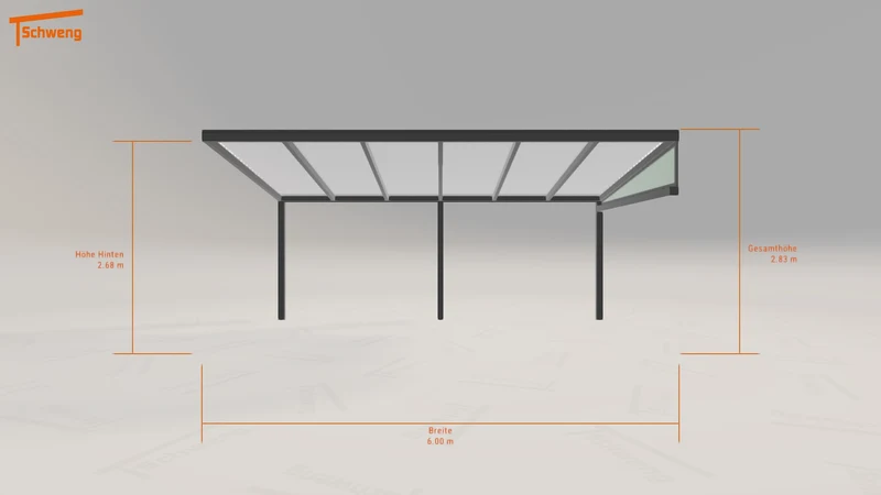 #DE Schweng Terrassenüberdachung S400 (ID 42qw5z)