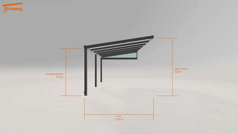 #DE Schweng Terrassenüberdachung S400 (ID 42qw5z)