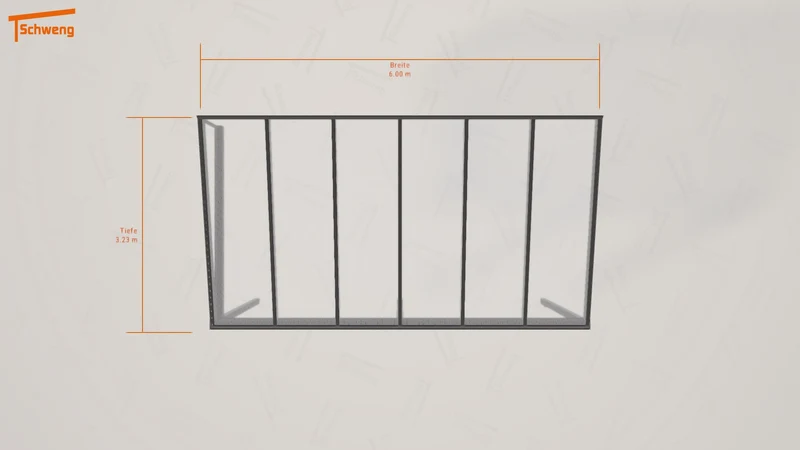 #DE Schweng Terrassenüberdachung S400 (ID 42qw5z)