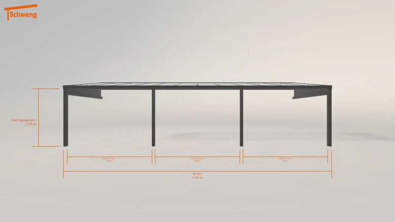 #DE Schweng Terrassenüberdachung S350 (ID w3m9rj)