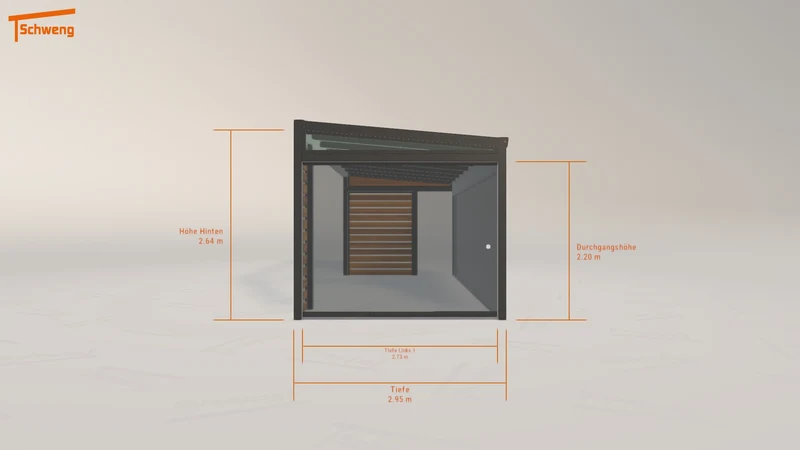 #DE Schweng Terrassenüberdachung S400 (ID x74ykd)
