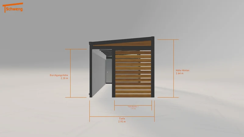#DE Schweng Terrassenüberdachung S400 (ID x74ykd)