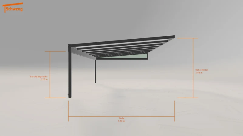 #DE Schweng Terrassenüberdachung S400 (ID 773rqp)